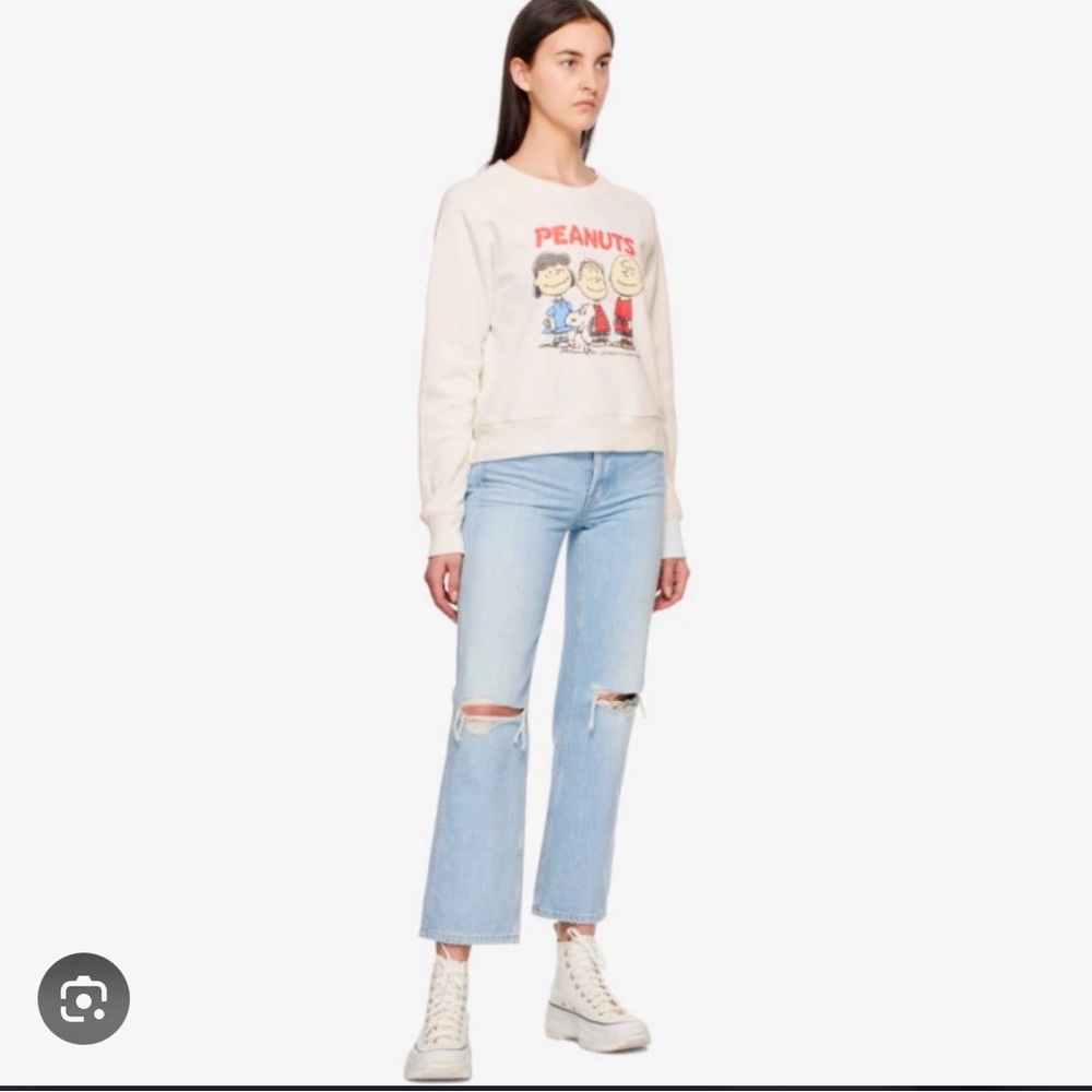 Re/ Done  Peanuts White Sweater - Picture 2 of 6